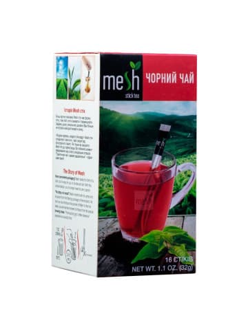 Чай Mesh Чёрный в стиках – купить порционный чай для HoReCa