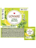 Зображення Чай "Citrus melissa" Lovare 50 пак. купаж  зеленого та трав'яного чаю № 1