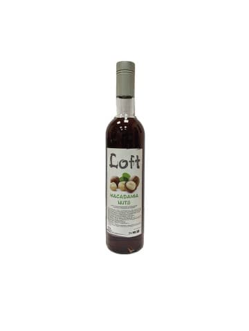 Сироп Макадамський горіх ТМ "Loft" 0,7 л – купити сироп для кави, десертів і коктейлів